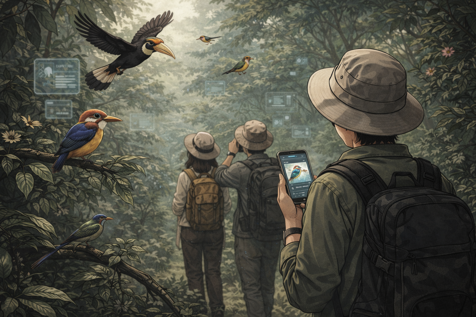 AIと連れだったマレーシア探鳥記